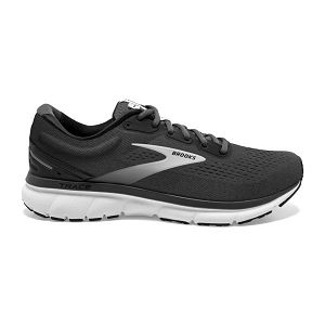 Brooks Trace Mens Road Running Shoes Black/Grey/White | USA-NJC513462